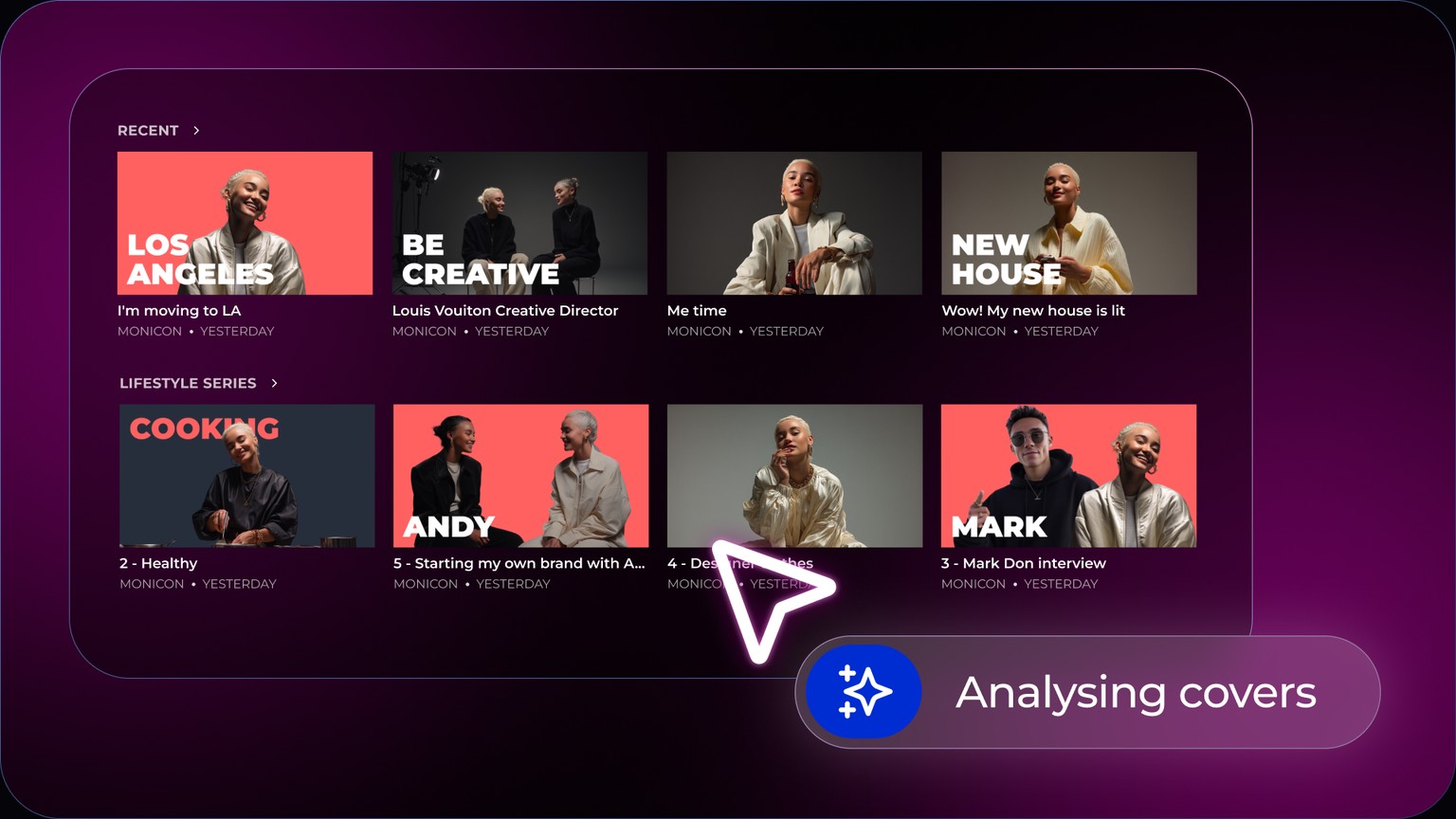 Studio prochází náhledovky, které máš na kanálu, a analyzuje je